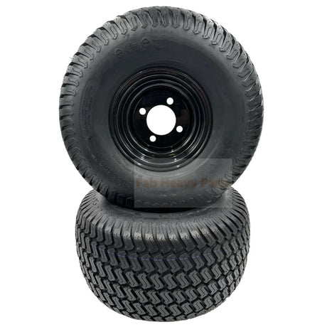 Set of 2 - Tire 20x10.00 - 8 Tire and Rim Compatible with Wright Stander - Fab Heavy Parts