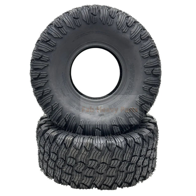 Set of 2 - Tire 20x8.00 - 8 4 - Ply Reaper Turf Tire - Fab Heavy Parts