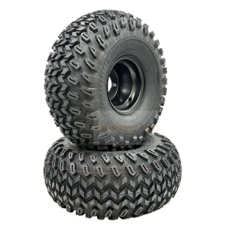 Set of 2 - Tire 22x11.00 - 8 4 Ply Golf Cart Wheel Assembly - Fab Heavy Parts