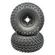 Set of 2 - Tire 22x11.00 - 8 4 Ply Golf Cart Wheel Assembly - Fab Heavy Parts