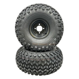 Set of 2 - Tire 22x11.00 - 8 4 Ply Golf Cart Wheel Assembly - Fab Heavy Parts