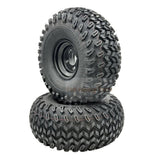 Set of 2 - Tire 22x11.00 - 8 4 Ply Golf Cart Wheel Assembly - Fab Heavy Parts