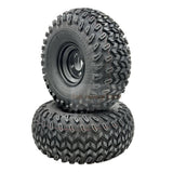Set of 2 - Tire 22x11.00 - 8 4 Ply Golf Cart Wheel Assembly - Fab Heavy Parts