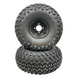 Set of 2 - Tire 22x11.00 - 8 4 Ply Golf Cart Wheel Assembly - Fab Heavy Parts