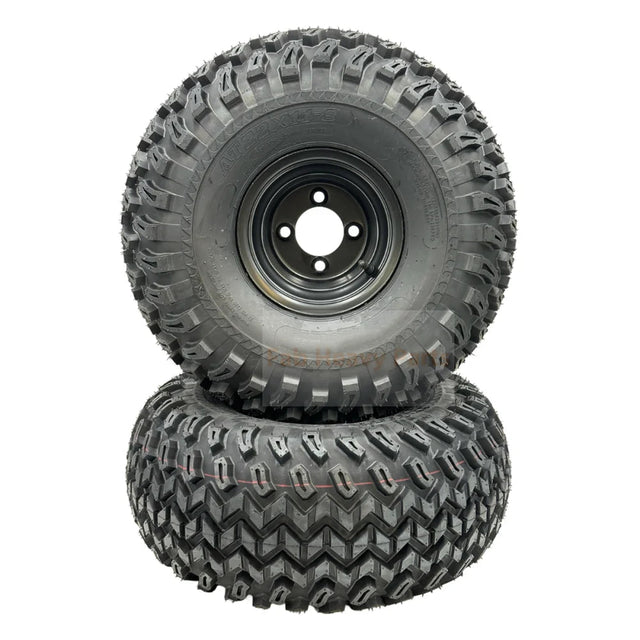 Set of 2 - Tire 22x11.00 - 8 4 Ply Golf Cart Wheel Assembly - Fab Heavy Parts