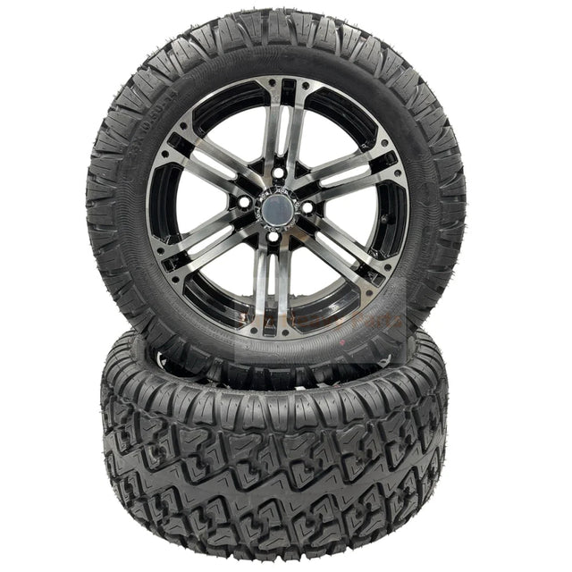 Set of 2 - Tire 23x10.50 - 14 Prowler Aluminum Wheel Assembly - Fab Heavy Parts