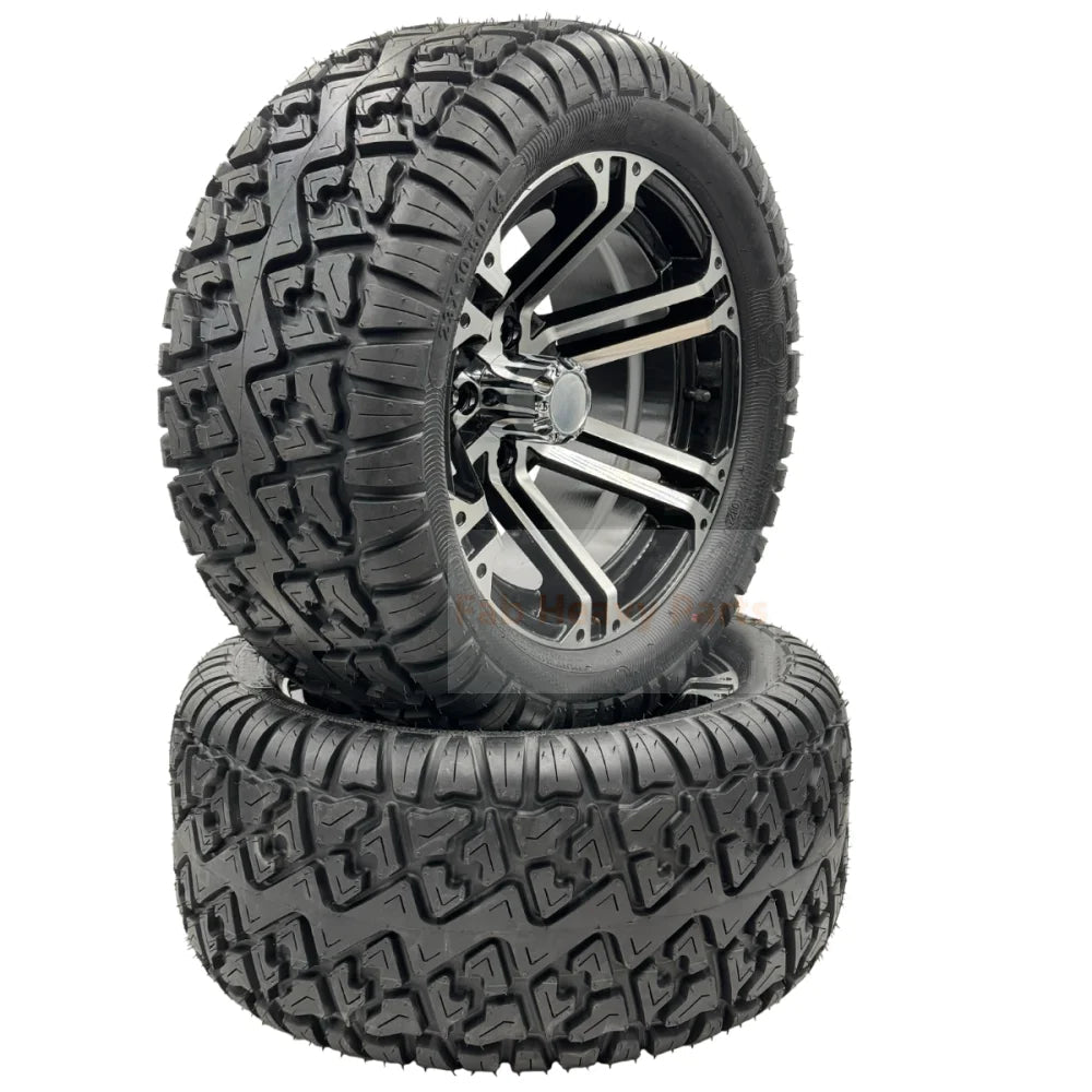 Set of 2 - Tire 23x10.50 - 14 Prowler Aluminum Wheel Assembly - Fab Heavy Parts