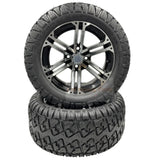 Set of 2 - Tire 23x10.50 - 14 Prowler Aluminum Wheel Assembly - Fab Heavy Parts