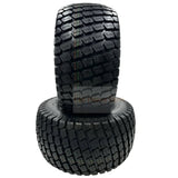 Set of 2 Tire 24x12.00 - 12 4 Ply Turf Tech Tire & Wheel Assembly - Fab Heavy Parts