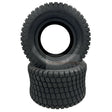 Set of 2 Tire 24x12.00 - 12 4Ply Lawn Mower Tires Fits for JD Mowers and More - Fab Heavy Parts