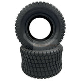 Set of 2 Tire 24x12.00 - 12 4Ply Lawn Mower Tires Fits for JD Mowers and More - Fab Heavy Parts