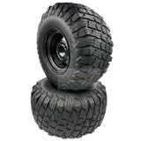 Set of 2 - Tire 26x12.00 - 12 4 Ply Reaper Turf Wheel Assembly - Fab Heavy Parts