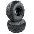 Set of 2 - Tire 26x12.00 - 12 4 Ply Reaper Turf Wheel Assembly - Fab Heavy Parts
