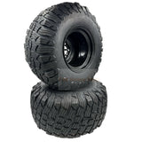 Set of 2 - Tire 26x12.00 - 12 4 Ply Reaper Turf Wheel Assembly - Fab Heavy Parts