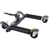 Set of 2 Wheel Dolly Car Skates Positioning Hydraulic Tire Jack Ratcheting Foot Pedal Lift 1,250lbs Capacity - Fab Heavy Parts
