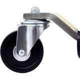 Set of 2 Wheel Dolly Car Skates Positioning Hydraulic Tire Jack Ratcheting Foot Pedal Lift 1,250lbs Capacity - Fab Heavy Parts