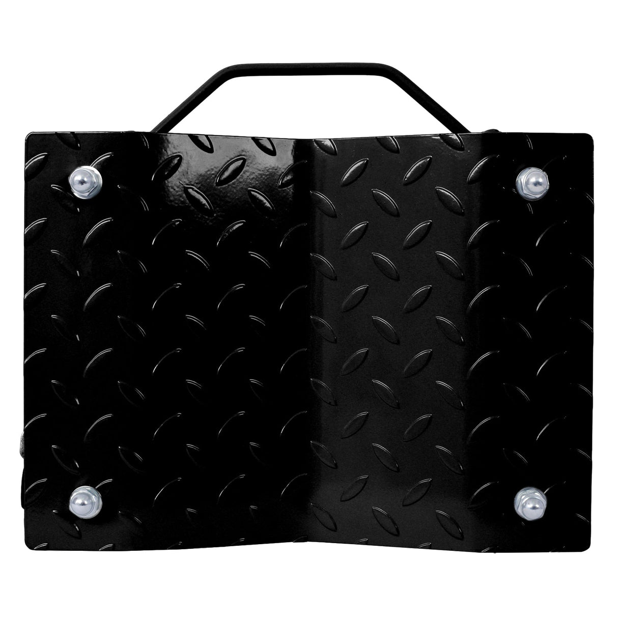 Set of 4 Heavy Duty 4 Tire Wheel Dolly Car Stakes 6000lbs Capacity - Black - Fab Heavy Parts