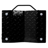 Set of 4 Heavy Duty 4 Tire Wheel Dolly Car Stakes 6000lbs Capacity - Black - Fab Heavy Parts