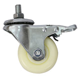 Set of 4 Heavy Duty 4 Tire Wheel Dolly Car Stakes 6000lbs Capacity - Gray - Fab Heavy Parts