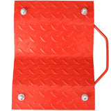 Set of 4 Heavy Duty 4 Tire Wheel Dolly Car Stakes 6000lbs Capacity - Red - Fab Heavy Parts