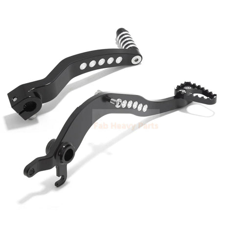 Shifter Shift Lever Rear Brake Pedal 13236 - 0105 13168 - 0162 Fits for Kawasaki KFX 450R 2008 - 2014 - Fab Heavy Parts