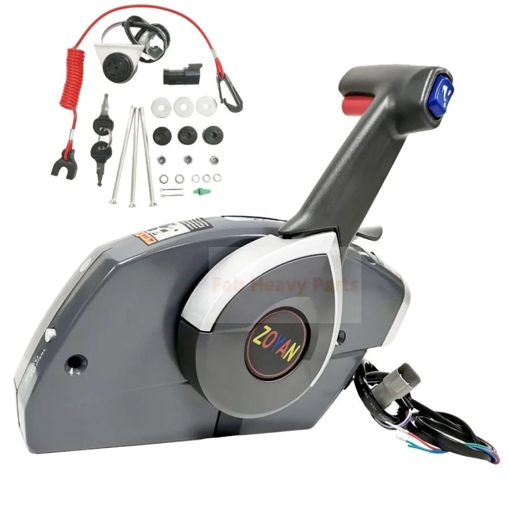 Side Mount Remote Control Box Push To Open 5006180 Fits for Johnson/ Evinrude/ OMC/ BRP - Fab Heavy Parts