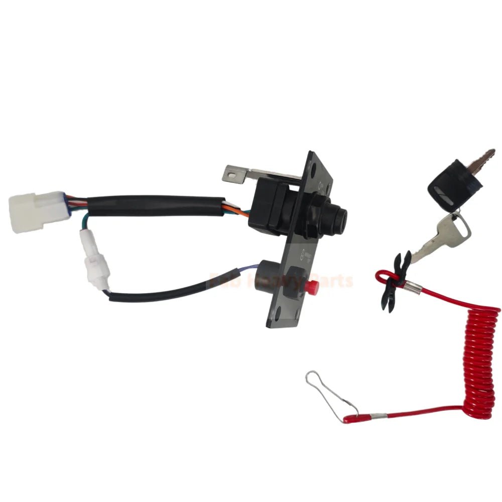 Single Outboard Ignition Switch Panel Assembly 37100 - 98J07 Fits for Suzuki 4 - Stroke DF115 DF140 DF150 DF175 DF200 DF250 DF300 DF325 DF350 115 - 350HP - Fab Heavy Parts