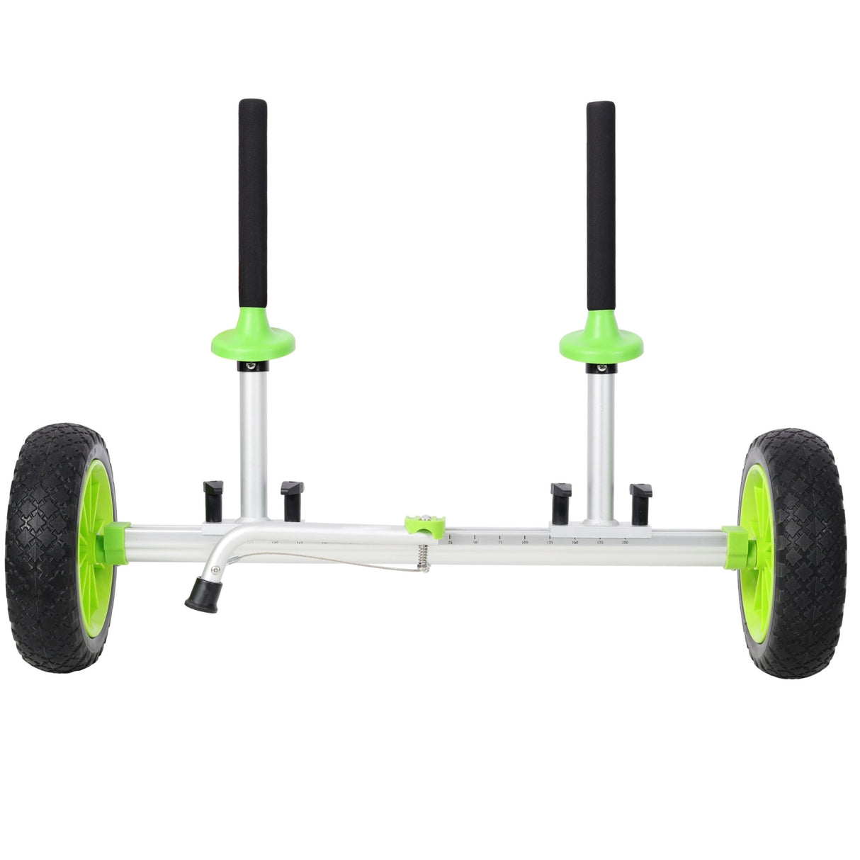 Sit On Top Kayak Cart Heavy - Duty Plug - in Kayak Cart Dolly with 10 Inch PU Wheels Width Adjustable - Fab Heavy Parts