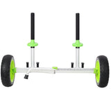 Sit On Top Kayak Cart Heavy - Duty Plug - in Kayak Cart Dolly with 10 Inch PU Wheels Width Adjustable - Fab Heavy Parts