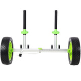 Sit On Top Kayak Cart Heavy - Duty Plug - in Kayak Cart Dolly with 12 Inch Solid Wheel Width Adjustable - Fab Heavy Parts