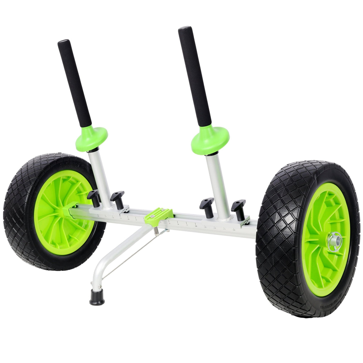 Sit On Top Kayak Cart Heavy - Duty Plug - in Kayak Cart Dolly with 12 Inch Solid Wheel Width Adjustable - Fab Heavy Parts
