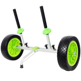 Sit On Top Kayak Cart Heavy - Duty Plug - in Kayak Cart Dolly with 12 Inch Solid Wheel Width Adjustable - Fab Heavy Parts