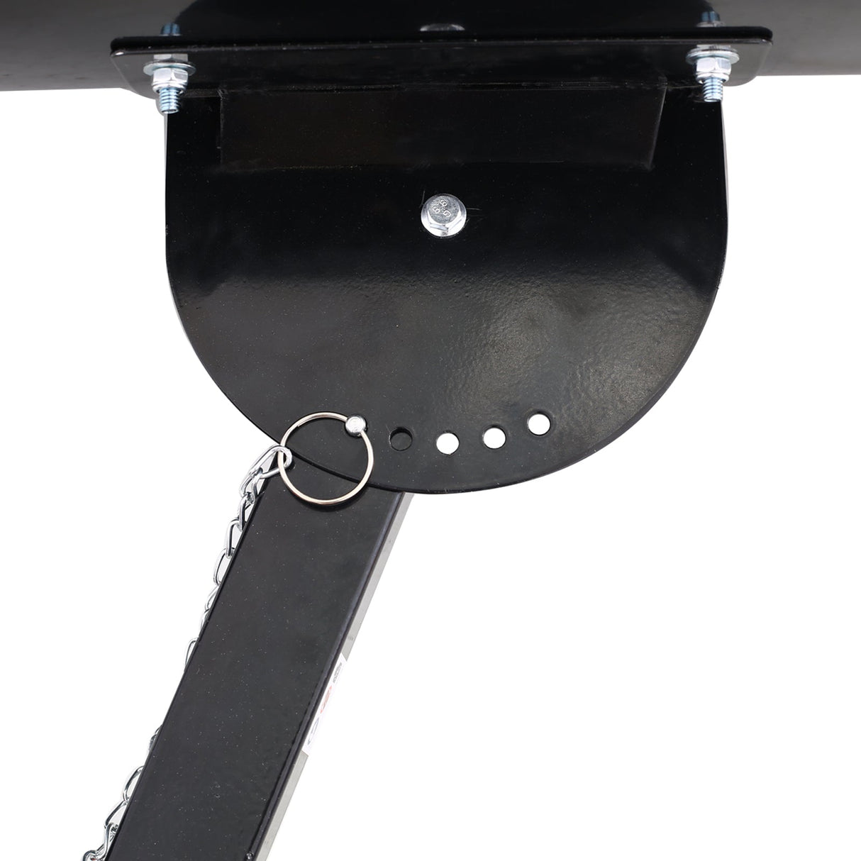 Snow Shovel Pusher with Wheels Cushioned Adjustable Angle Handle Removal Tool 29" Blade 10" Wheels Black - Fab Heavy Parts