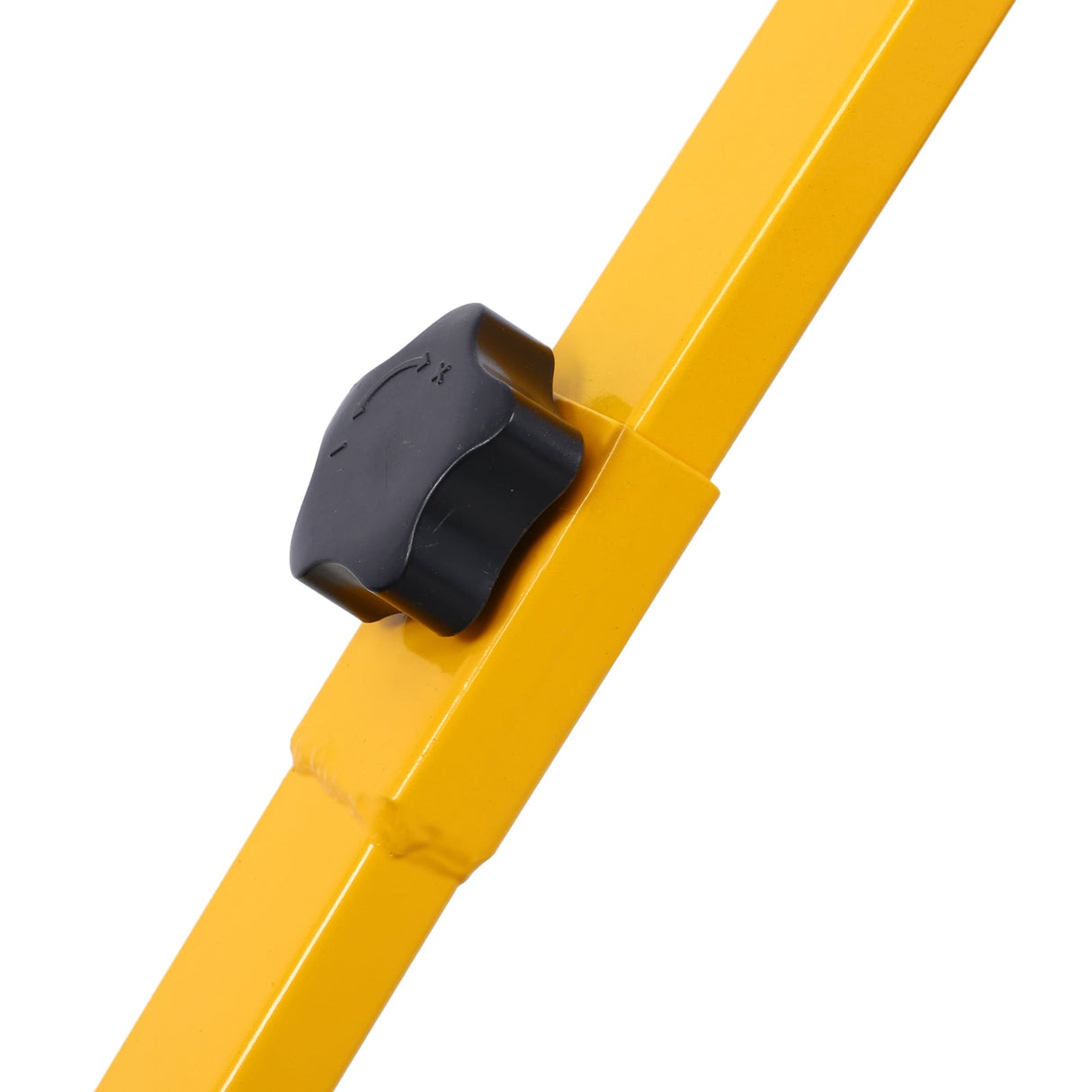 Snow Shovel with Wheels Cushioned Adjustable Angle Handle 29" Blade 10" Wheels - Yellow - Fab Heavy Parts
