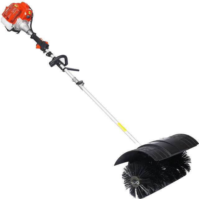 Snow Sweeper Gasoline Powered Broom Sweeper 52CC 2 Stroke Brush 21x10" EPA - Fab Heavy Parts