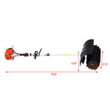 Snow Sweeper Gasoline Powered Paddle Pro 52CC 2 Stroke with 2 PCS Paddle 27.2x10.4" EPA - Fab Heavy Parts