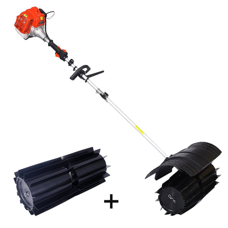 Snow Sweeper Gasoline Powered Paddle Pro 52CC 2 Stroke with 2 PCS Paddle 27.2x10.4" EPA - Fab Heavy Parts