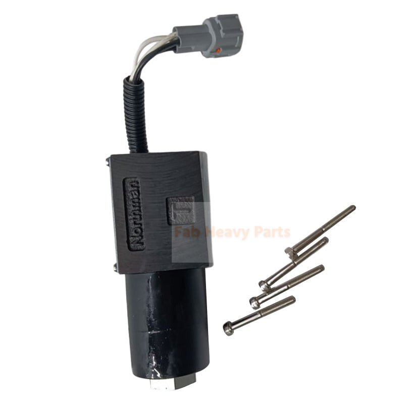 Soleniod Valve 3EB - 15 - 58611 Fits for Komatsu AX50 FD10 - 18 - 20 FD20/25 - 16 FD30H - 17 FD35A - 16 FG35A - 16 FG40Z - 10 FG45 - 10 - Fab Heavy Parts