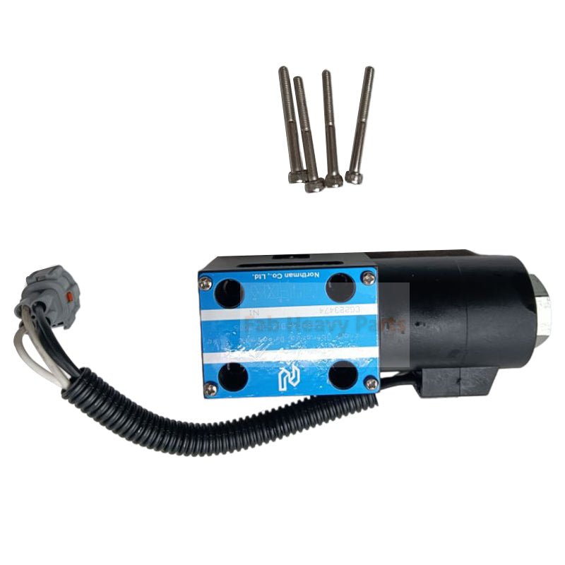 Soleniod Valve 3EB - 15 - 58611 Fits for Komatsu AX50 FD10 - 18 - 20 FD20/25 - 16 FD30H - 17 FD35A - 16 FG35A - 16 FG40Z - 10 FG45 - 10 - Fab Heavy Parts