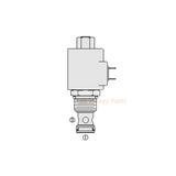 Solenoid Cartridge Valve SV12 - 23 - 0 - N - 00 SV12230N00 Fits for HydraFits force - Fab Heavy Parts