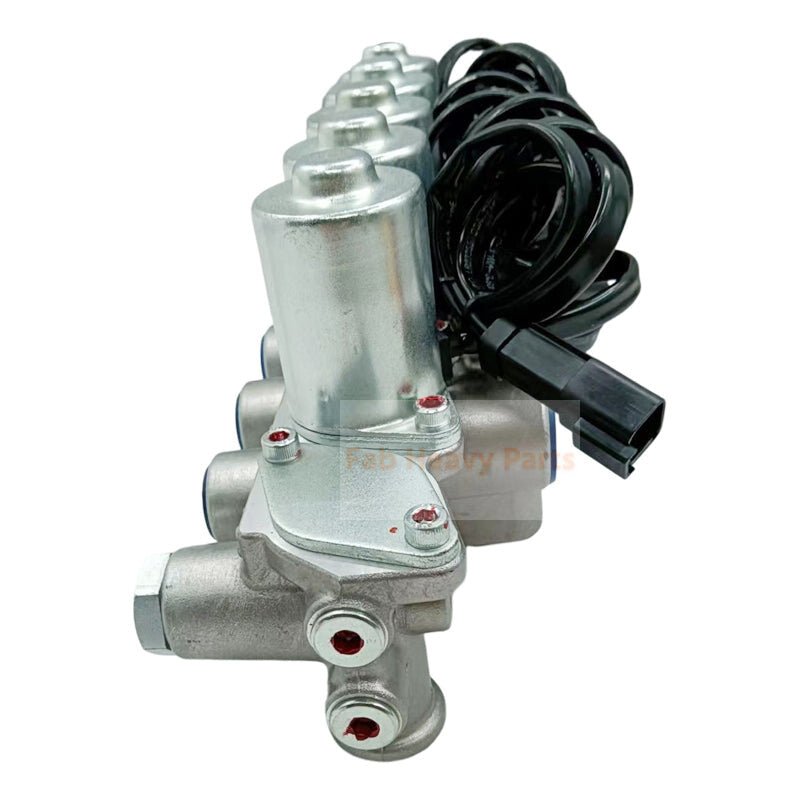 Solenoid Valve Assembly 20Y - 60 - 41621 Fits for Komatsu Excavator PC200 - 8 PC220 - 8 PC228US - 8 PC240LC - 8 PC270 - 8 PC290LC - 8 - Fab Heavy Parts