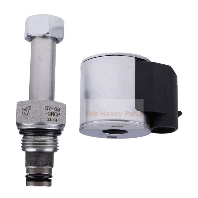 Solenoid Valve AT195142 Fits for John Deere Engine 6068 4045 Loader 310G 310SJ 315SJ 325J 710G 710J - Fab Heavy Parts