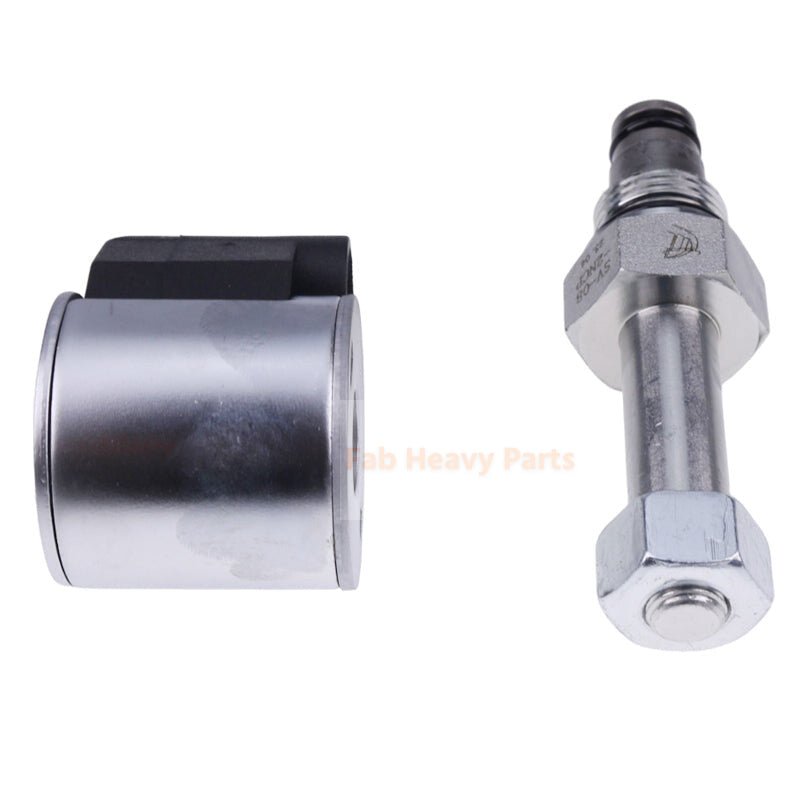 Solenoid Valve AT195142 Fits for John Deere Engine 6068 4045 Loader 310G 310SJ 315SJ 325J 710G 710J - Fab Heavy Parts