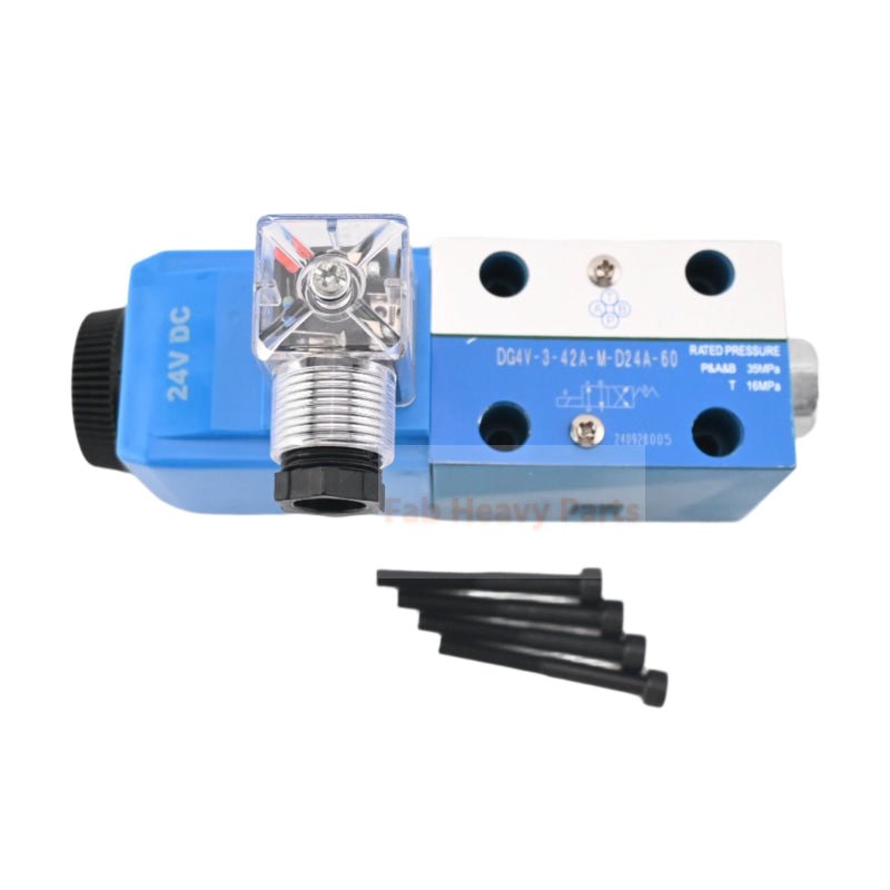 Solenoid Valve VOE11003548 for Volvo Wheel Loader L50 L50B L50C L50D L50E L70 L70B L70C L70D L90 L90C L90D, 24V - Fab Heavy Parts