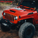 Space - Capsule Style Hood/Heat Dispersion Hood Fits for 2018 - 2023 Jeep Wrangler JL JLU & 2020 - 2023 Gladiator JT (Not for Mojave&392 Model) - Fab Heavy Parts
