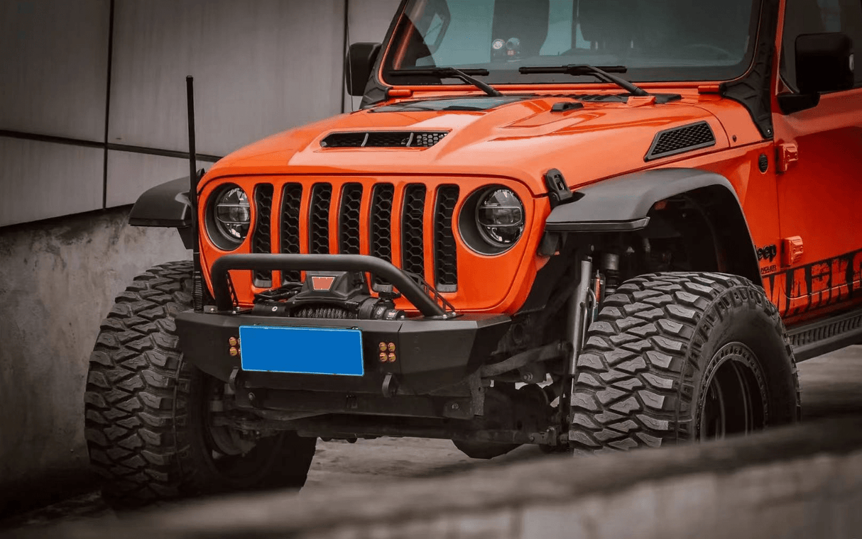 Space - Capsule Style Hood/Heat Dispersion Hood Fits for 2018 - 2023 Jeep Wrangler JL JLU & 2020 - 2023 Gladiator JT (Not for Mojave&392 Model) - Fab Heavy Parts