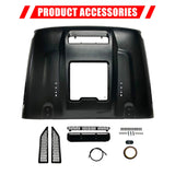 Space - Capsule Style Hood/Heat Dispersion Hood Fits for 2018 - 2023 Jeep Wrangler JL JLU & 2020 - 2023 Gladiator JT (Not for Mojave&392 Model) - Fab Heavy Parts