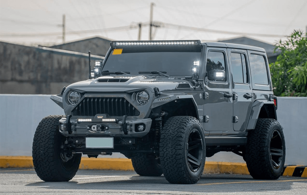 Space - Capsule Style Hood/Heat Dispersion Hood Fits for 2018 - 2023 Jeep Wrangler JL JLU & 2020 - 2023 Gladiator JT (Not for Mojave&392 Model) - Fab Heavy Parts