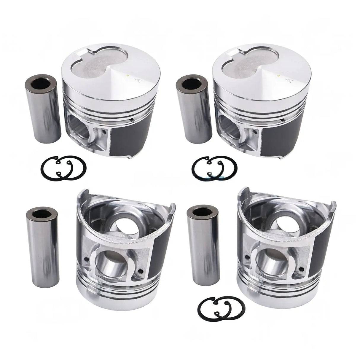 STD Piston Kit SBA115017810 for Shibaura ISM Engine N4LDI New Holland Skid Steer Loader L218 L220 CASE SR175 SV185 - Fab Heavy Parts