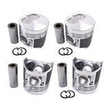 STD Piston Kit SBA115017810 for Shibaura ISM Engine N4LDI New Holland Skid Steer Loader L218 L220 CASE SR175 SV185 - Fab Heavy Parts